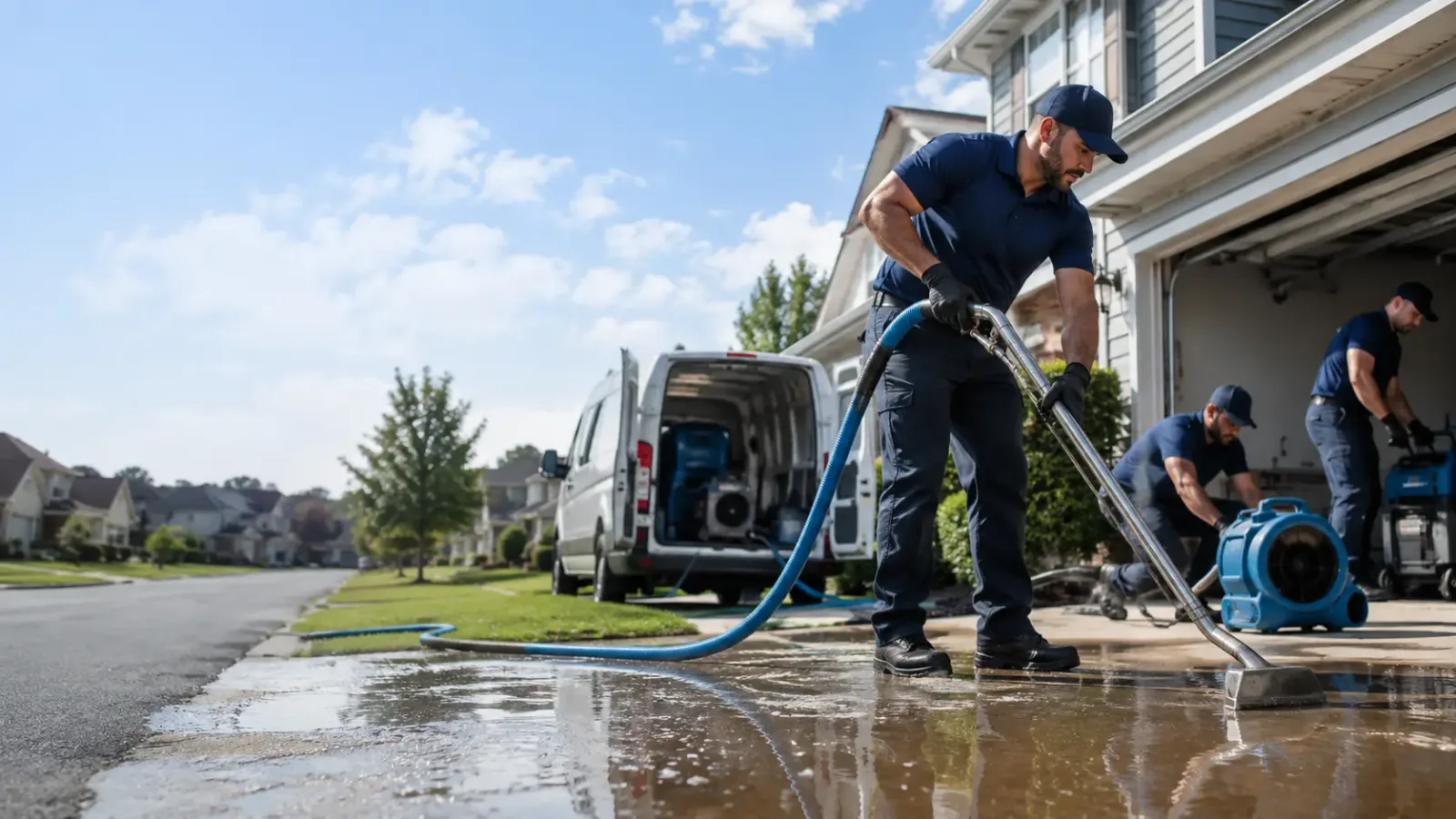 Flood Damage Restoration in Morral, OH